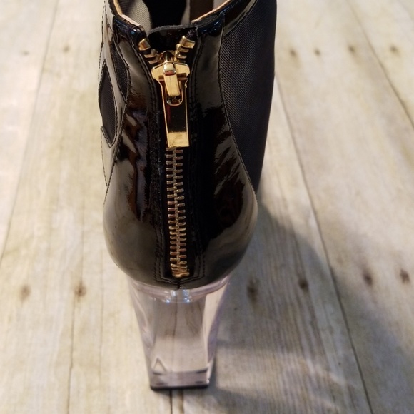 NWT Katy Perry patent leather black shoes - Picture 5 of 8